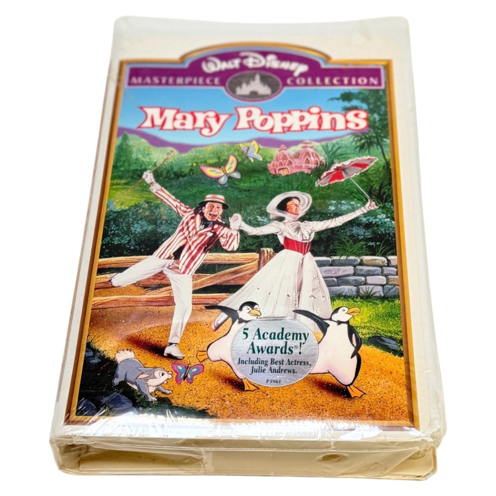 Mary Poppins VHS Masterpiece Collection Julie Andrews Vintage New Sealed